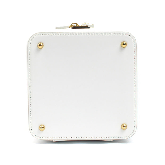 DOLCE&GABBANA ドルチェアンドガッバーナ シシリー バニティ 2Wayショルダーバッグ ホワイト BB7715B732180002 レディース【中古】【美品】