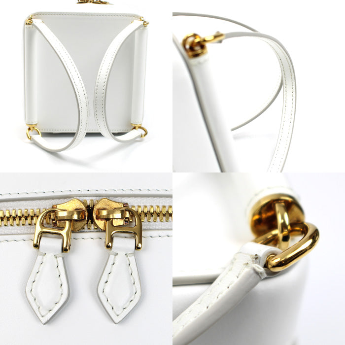 DOLCE&GABBANA ドルチェアンドガッバーナ シシリー バニティ 2Wayショルダーバッグ ホワイト BB7715B732180002 レディース【中古】【美品】