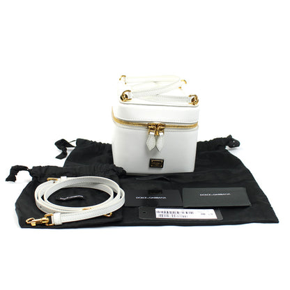 DOLCE&GABBANA ドルチェアンドガッバーナ シシリー バニティ 2Wayショルダーバッグ ホワイト BB7715B732180002 レディース【中古】【美品】