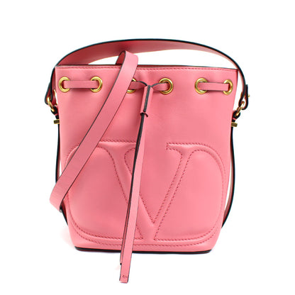 Valentino Garavani ヴァレンティノ・ガラヴァーニ Vロゴ 2Wayショルダーバッグ ピンク XW9B0G54NJC レディース【中古】