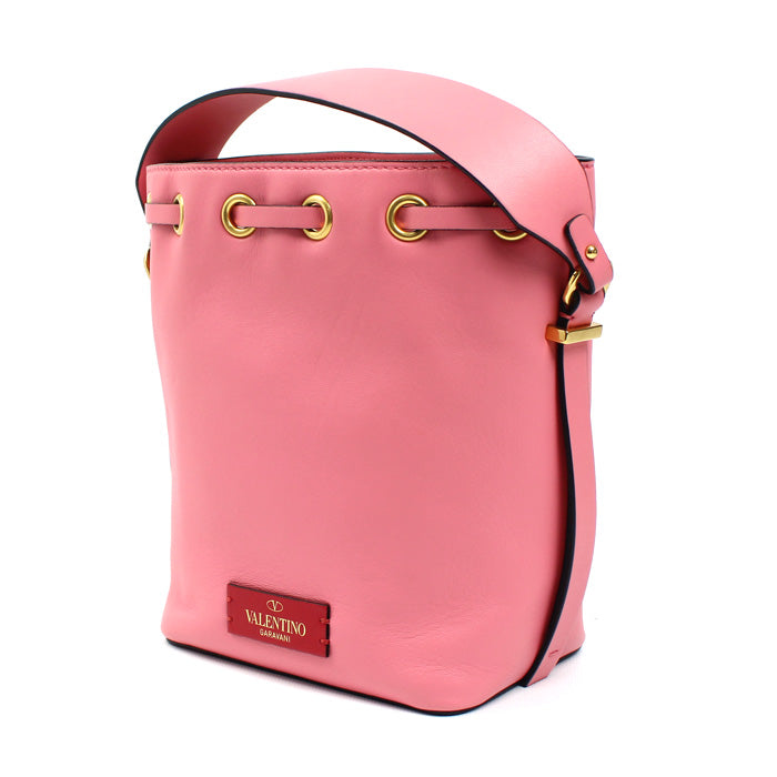 Valentino Garavani ヴァレンティノ・ガラヴァーニ Vロゴ 2Wayショルダーバッグ ピンク XW9B0G54NJC レディース【中古】