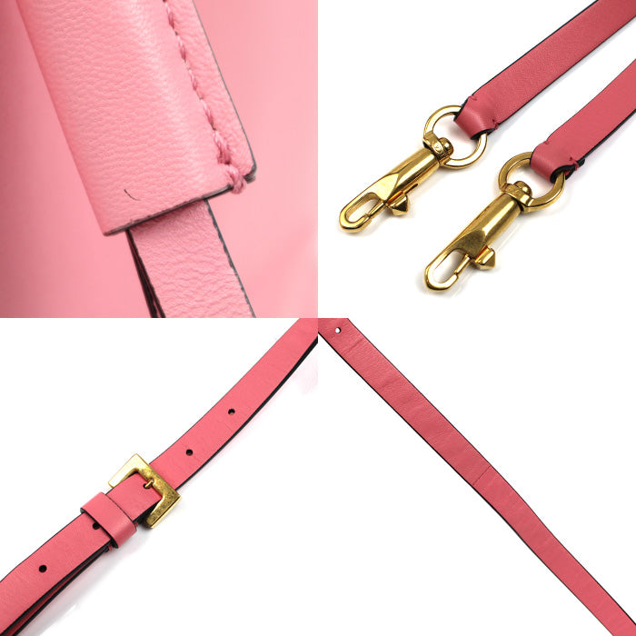 Valentino Garavani ヴァレンティノ・ガラヴァーニ Vロゴ 2Wayショルダーバッグ ピンク XW9B0G54NJC レディース【中古】