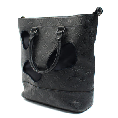 LOUIS VUITTON ルイ・ヴィトンコムデギャルソン ウィズ ホールズ PM 川久保玲コラボ 2Wayショルダーバッグ モノグラムアンプラント ブラック M45887 AR0281 レディース【中古】【美品】
