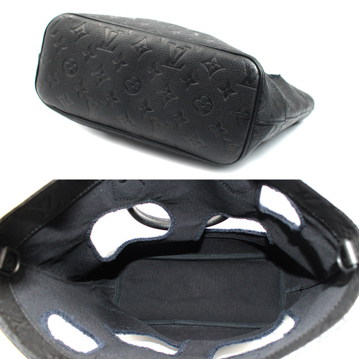 LOUIS VUITTON ルイ・ヴィトンコムデギャルソン ウィズ ホールズ PM 川久保玲コラボ 2Wayショルダーバッグ モノグラムアンプラント ブラック M45887 AR0281 レディース【中古】【美品】
