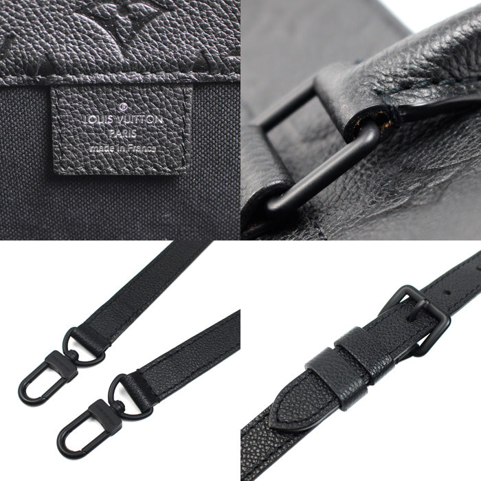 LOUIS VUITTON ルイ・ヴィトンコムデギャルソン ウィズ ホールズ PM 川久保玲コラボ 2Wayショルダーバッグ モノグラムアンプラント ブラック M45887 AR0281 レディース【中古】【美品】