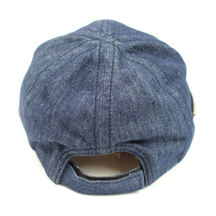 PRADA プラダ トライアングルロゴ デニム キャップ ブルー 1HC274_AJ6_F0008 S レディース【中古】