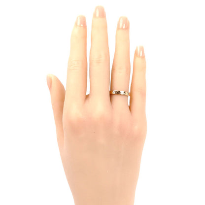 CARTIER カルティエ K18PG ピンクゴールド エングレーブド リング・指輪 B4086449 ダイヤモンド 9号 49 3.4g レディース【中古】【美品】