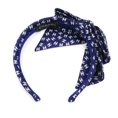 CHANEL シャネル シルク ココマーク ヘアアクセサリー カチューシャ レディース【中古】【美品】