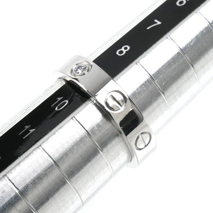 CARTIER カルティエ K18WG ホワイトゴールド ミニラブ 1P ダイヤ リング・指輪 B4050549 ダイヤモンド 9号 49 4.5g レディース【中古】【美品】