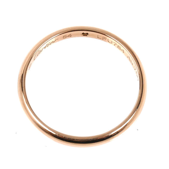 CARTIER カルティエ K18PG ピンクゴールド 1895 ウェディング 1P ダイヤ リング・指輪 B4088254 ダイヤモンド 13.5号 54 2.4g レディース【中古】【美品】