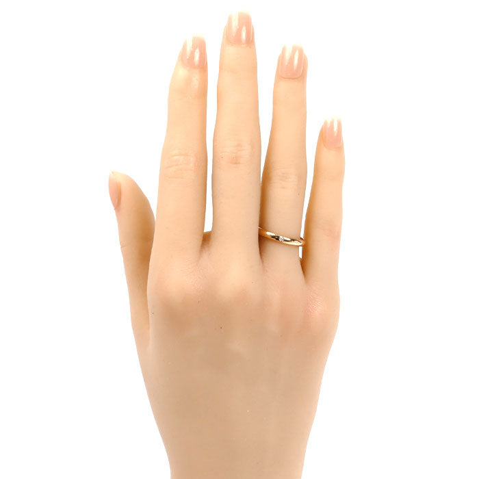 CARTIER カルティエ K18PG ピンクゴールド 1895 ウェディング 1P ダイヤ リング・指輪 B4088254 ダイヤモンド 13.5号 54 2.4g レディース【中古】【美品】