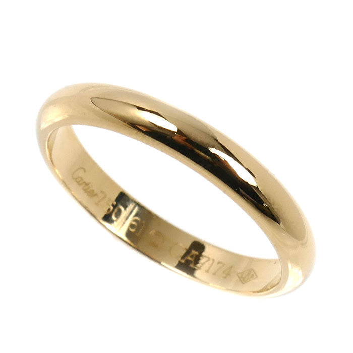 CARTIER カルティエ K18YG イエローゴールド 1895ウェディング リング・指輪 20.5号 61 4.9g メンズ【中古】【美品】