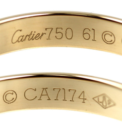 CARTIER カルティエ K18YG イエローゴールド 1895ウェディング リング・指輪 20.5号 61 4.9g メンズ【中古】【美品】
