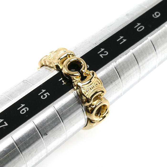 CELINE セリーヌ K18YG イエローゴールド リング・指輪 ルビー0.01ct 13号 5.6g レディース【中古】【美品】