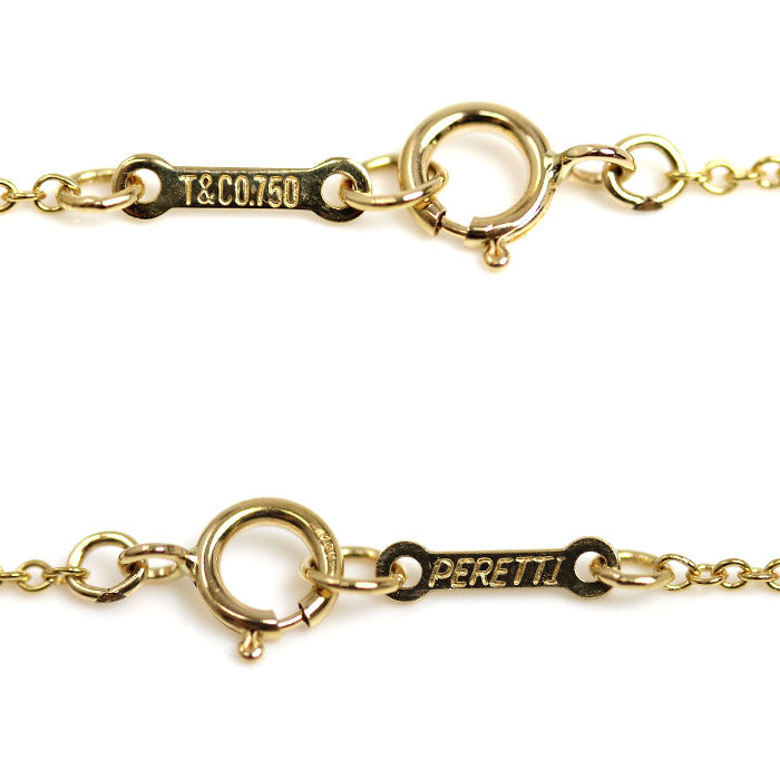 TIFFANY&Co. ティファニー K18YG イエローゴールド スモールクロス ネックレス 3.7g 40cm レディース【中古】