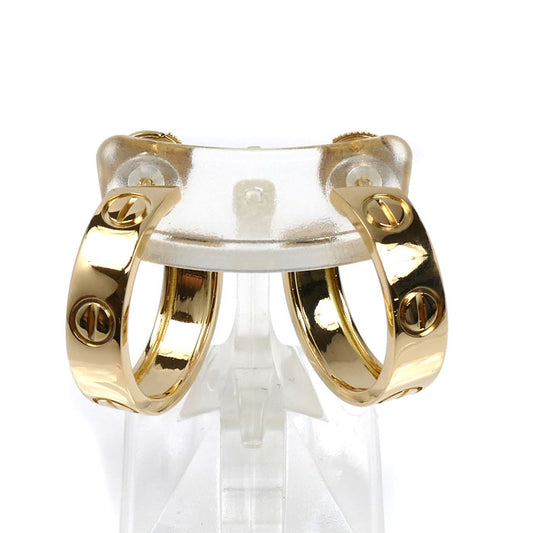 CARTIER カルティエ K18YG イエローゴールド ラブ ピアス 8.5g レディース【中古】【美品】