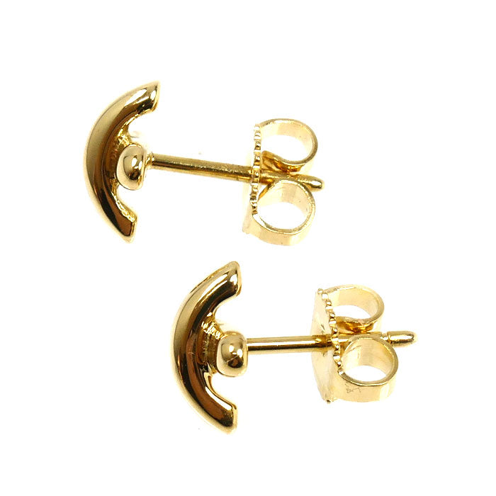 TIFFANY&Co. ティファニー K18YG イエローゴールド クロスステッチ ピアス 2.7g レディース【中古】【美品】
