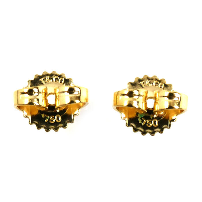TIFFANY&Co. ティファニー K18YG イエローゴールド クロスステッチ ピアス 2.7g レディース【中古】【美品】
