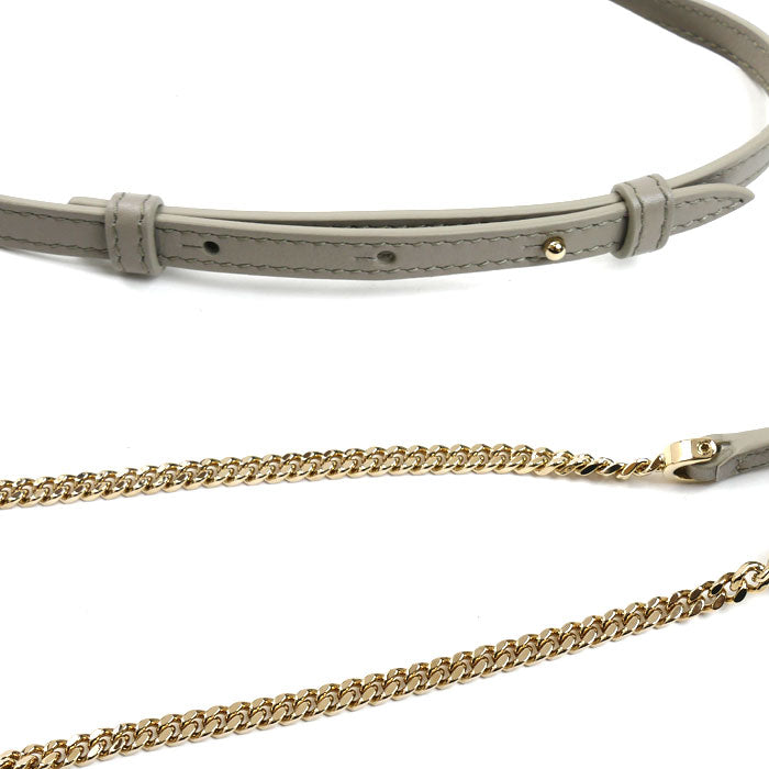 BVLGARI ブルガリ セルペンティ ショルダーバッグ グレー 291812 スマホケース レディース【中古】【美品】