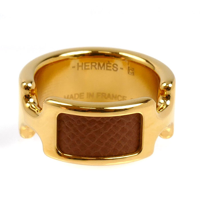 HERMES エルメス メタル オランプ PM リング・指輪 12号 レディース【中古】