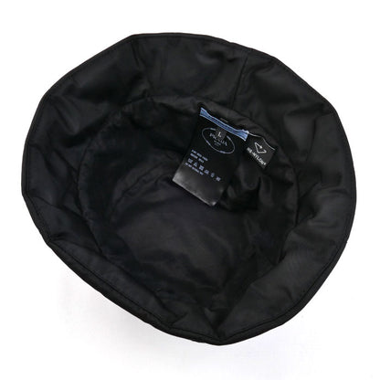 PRADA プラダ トライアングルロゴ バケットハット ハット ブラック 1HC325 2DV4 L レディース【中古】