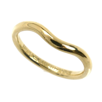 TIFFANY&Co. ティファニー K18YG イエローゴールド カーブドバンド リング・指輪 60016745 8号 2.5g レディース【中古】【美品】