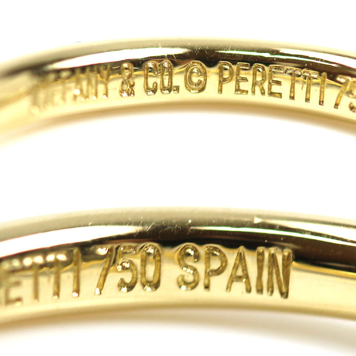 TIFFANY&Co. ティファニー K18YG イエローゴールド カーブドバンド リング・指輪 60016745 8号 2.5g レディース【中古】【美品】