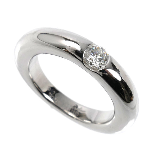 CARTIER カルティエ K18WG ホワイトゴールド エリプス リング・指輪 B4027350 ダイヤモンド0.25ct 10号 50 9.7g レディース【中古】【美品】