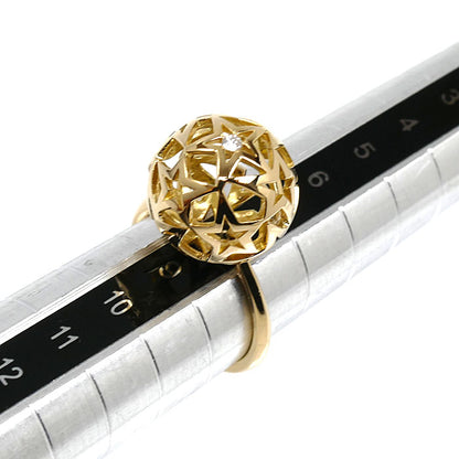 STAR JEWELRY スタージュエリー K18YG イエローゴールド リング・指輪 ダイヤモンド0.02ct 8号 4.3g レディース【中古】