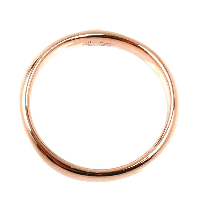 TIFFANY&Co. ティファニー K18PG ピンクゴールド オープンハートバンド ダイヤリング リング・指輪 ダイヤモンド 9号 3.0g レディース【中古】【美品】