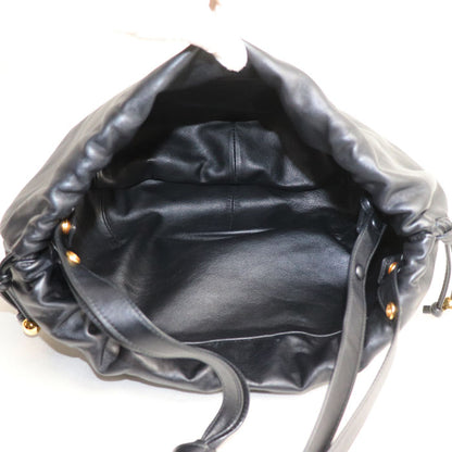 BOTTEGAVENETA ボッテガヴェネタ ミディアム ザ バルブ ショルダーバッグ ブラック 651812 レディース【中古】
