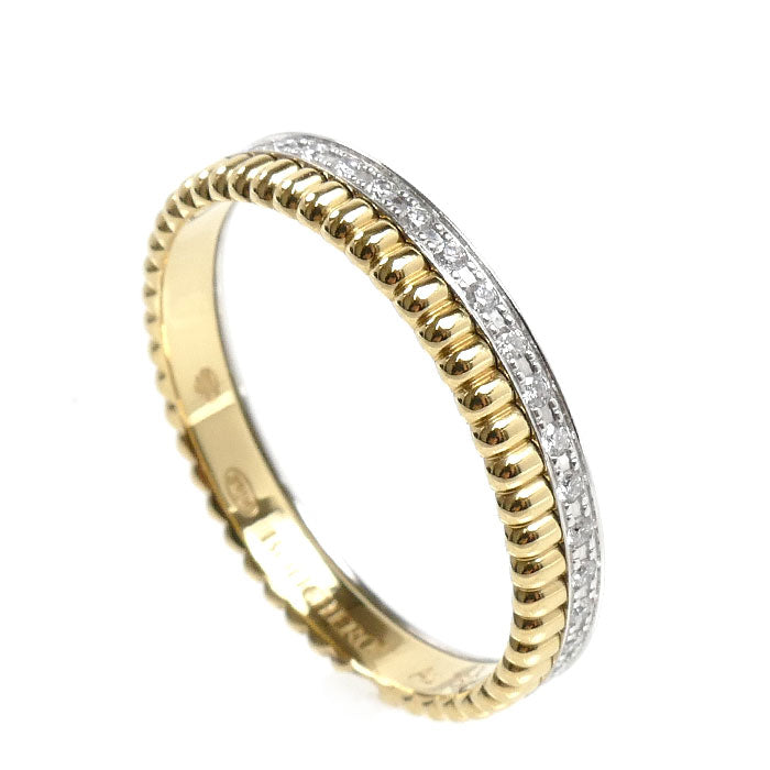Boucheron ブシュロン K18YG/WG キャトル ラディアント ダイヤ リング・指輪 JAL00134 ダイヤモンド 18.5号 59 3.6g ユニセックス【中古】【美品】