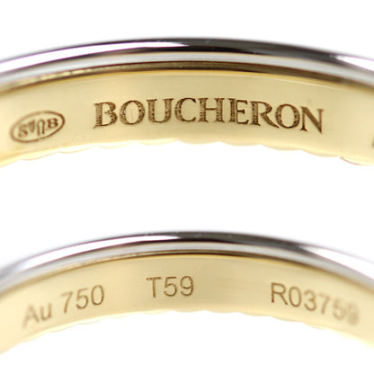 Boucheron ブシュロン K18YG/WG キャトル ラディアント ダイヤ リング・指輪 JAL00134 ダイヤモンド 18.5号 59 3.6g ユニセックス【中古】【美品】