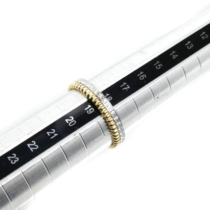 Boucheron ブシュロン K18YG/WG キャトル ラディアント ダイヤ リング・指輪 JAL00134 ダイヤモンド 18.5号 59 3.6g ユニセックス【中古】【美品】