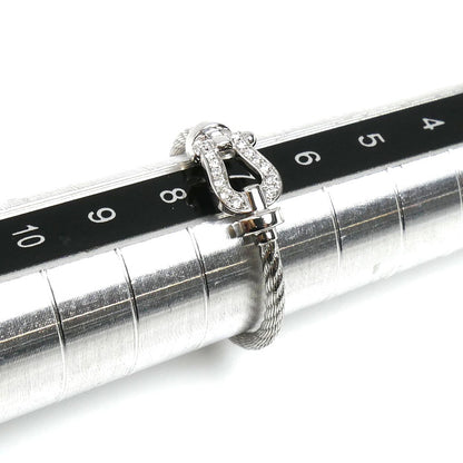 FRED フレッド K18WG ホワイトゴールド フォース10 スモール ダイヤ リング・指輪 4B0968 ダイヤモンド 9号 49 2.0g レディース【中古】【美品】