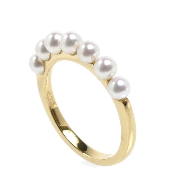 MIKIMOTO ミキモト K18YG イエローゴールド リング・指輪 PR-1426K パール約3.5mm 13号 3.0g レディース【中古】