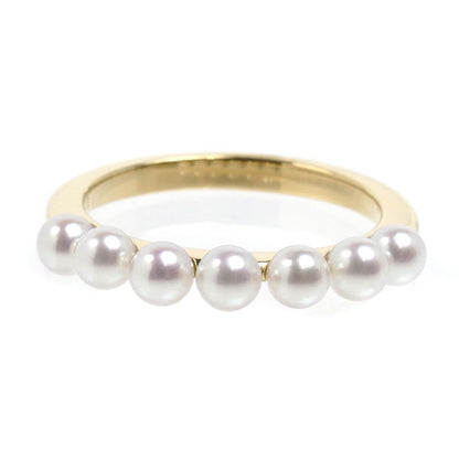 MIKIMOTO ミキモト K18YG イエローゴールド リング・指輪 PR-1426K パール約3.5mm 13号 3.0g レディース【中古】