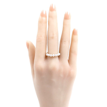 MIKIMOTO ミキモト K18YG イエローゴールド リング・指輪 PR-1426K パール約3.5mm 13号 3.0g レディース【中古】