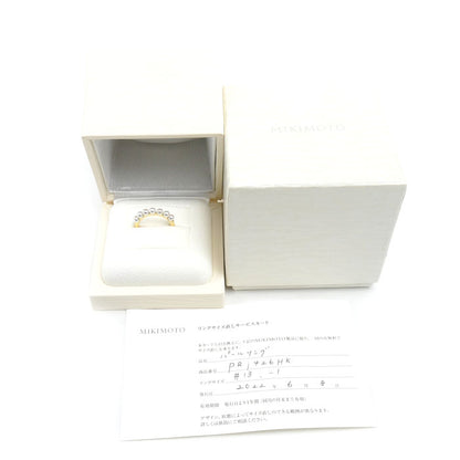 MIKIMOTO ミキモト K18YG イエローゴールド リング・指輪 PR-1426K パール約3.5mm 13号 3.0g レディース【中古】