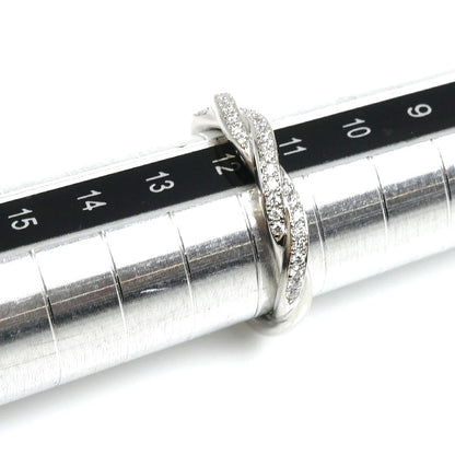 LAZARE ラザール Pt950プラチナ IVY アイヴィ PR42 リング・指輪 ダイヤモンド0.21ct 11.5号 6.5g レディース【中古】【美品】