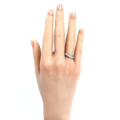 LAZARE ラザール Pt950プラチナ IVY アイヴィ PR42 リング・指輪 ダイヤモンド0.21ct 11.5号 6.5g レディース【中古】【美品】