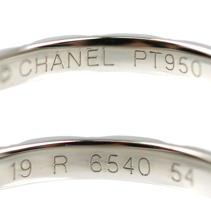 CHANEL シャネル Pt950プラチナ マトラッセ リング・指輪 13.5号 54 3.1g レディース【中古】【美品】