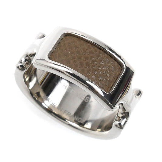 HERMES エルメス GP レザー オランプPM リング・指輪 16号 レディース【中古】