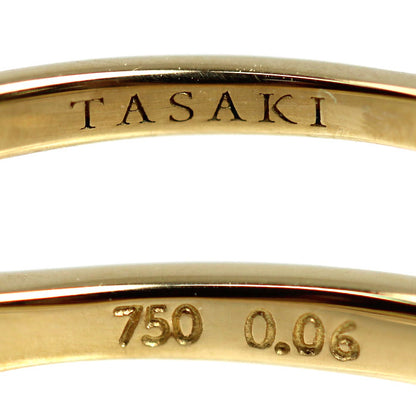 TASAKI タサキ K18YG イエローゴールド リング・指輪 ダイヤモンド0.06ct 11号 1.7g レディース【中古】
