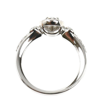 STAR JEWELRY スタージュエリー Pt950プラチナ Eclipse Halo リング・指輪 1PR0427 ダイヤモンド0.212ct ダイヤモンド0.19ct 9号 4.8g レディース【中古】【美品】