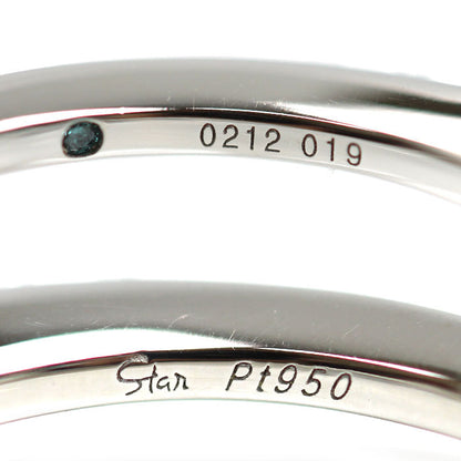 STAR JEWELRY スタージュエリー Pt950プラチナ Eclipse Halo リング・指輪 1PR0427 ダイヤモンド0.212ct ダイヤモンド0.19ct 9号 4.8g レディース【中古】【美品】