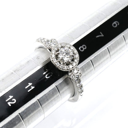 STAR JEWELRY スタージュエリー Pt950プラチナ Eclipse Halo リング・指輪 1PR0427 ダイヤモンド0.212ct ダイヤモンド0.19ct 9号 4.8g レディース【中古】【美品】