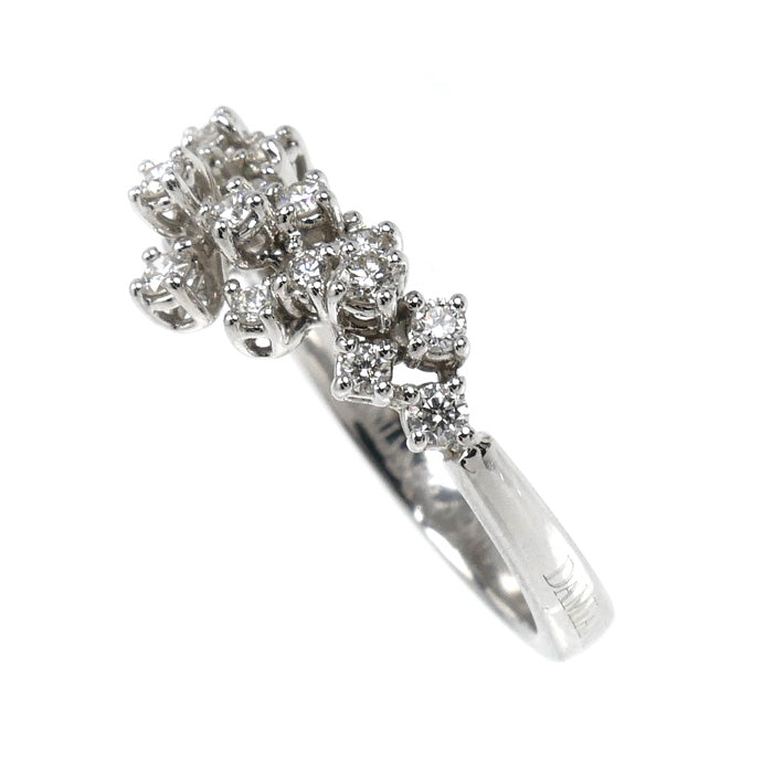 Damiani ダミアーニ K18WG ホワイトゴールド ミモザ リング・指輪 20086882 ダイヤモンド 11号 51 3.8g レディース【中古】【美品】