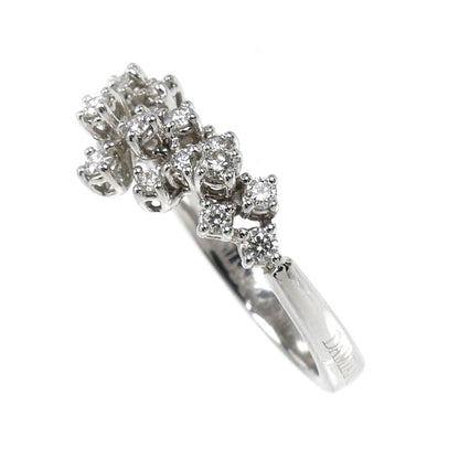 Damiani ダミアーニ K18WG ホワイトゴールド ミモザ リング・指輪 20086882 ダイヤモンド 11号 51 3.8g レディース【中古】【美品】