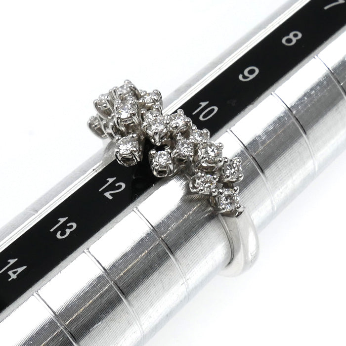 Damiani ダミアーニ K18WG ホワイトゴールド ミモザ リング・指輪 20086882 ダイヤモンド 11号 51 3.8g レディース【中古】【美品】